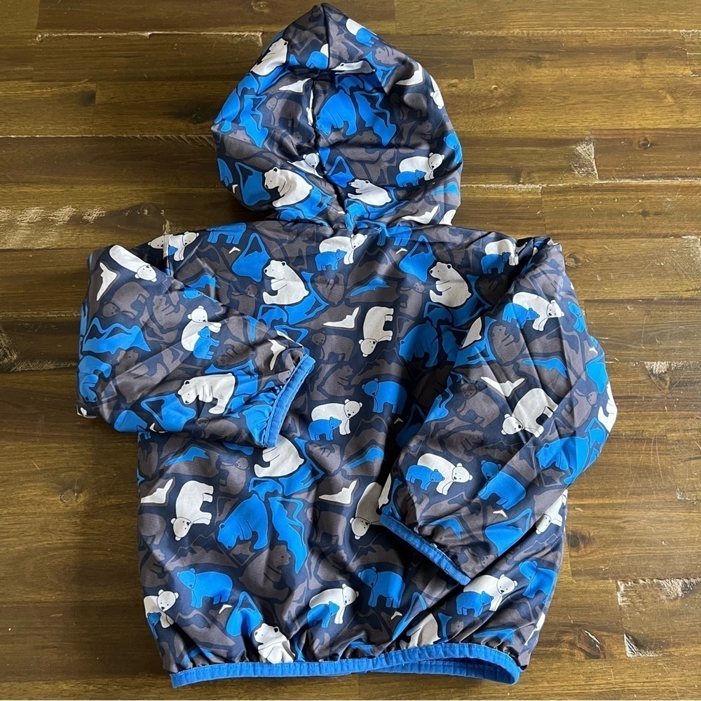 The North Face Blue Bear Print Jacket - Picture 2 of 10